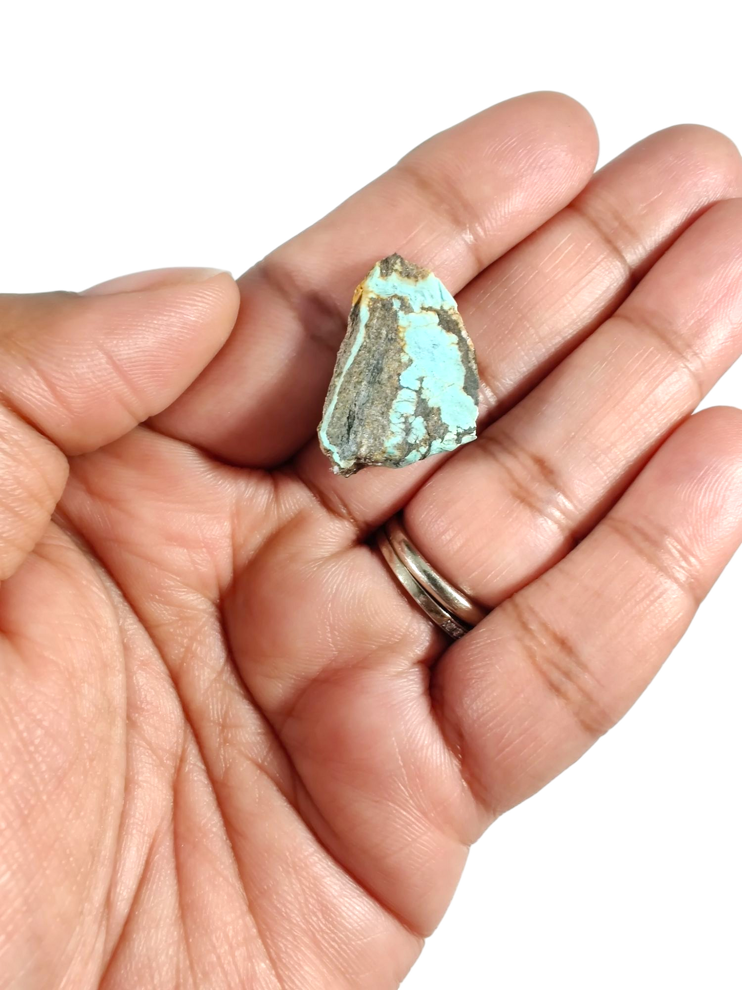 Turquoise specimen terrarium image 1
