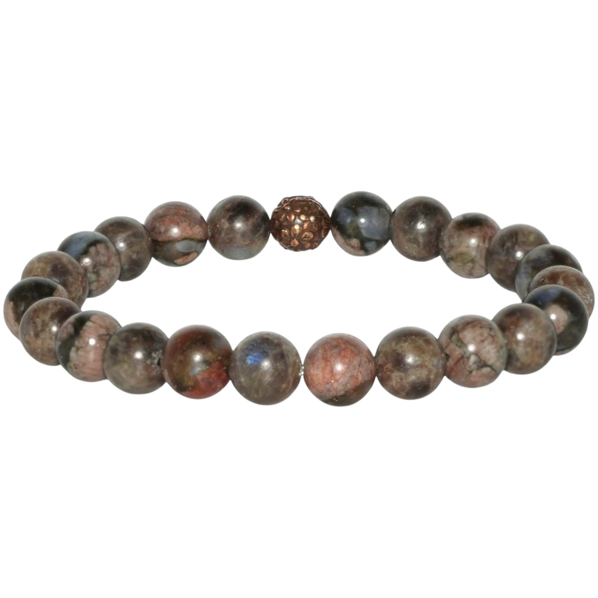 Whatever Will Be — Chocolate Labradorite & Llanite Bracelet