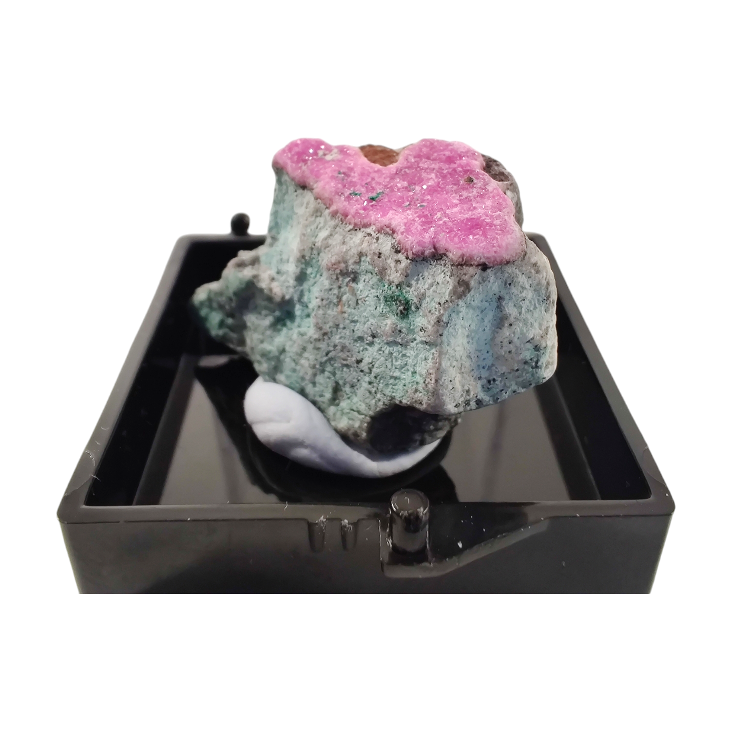 Cobaltoan calcite specimen terrarium image 0