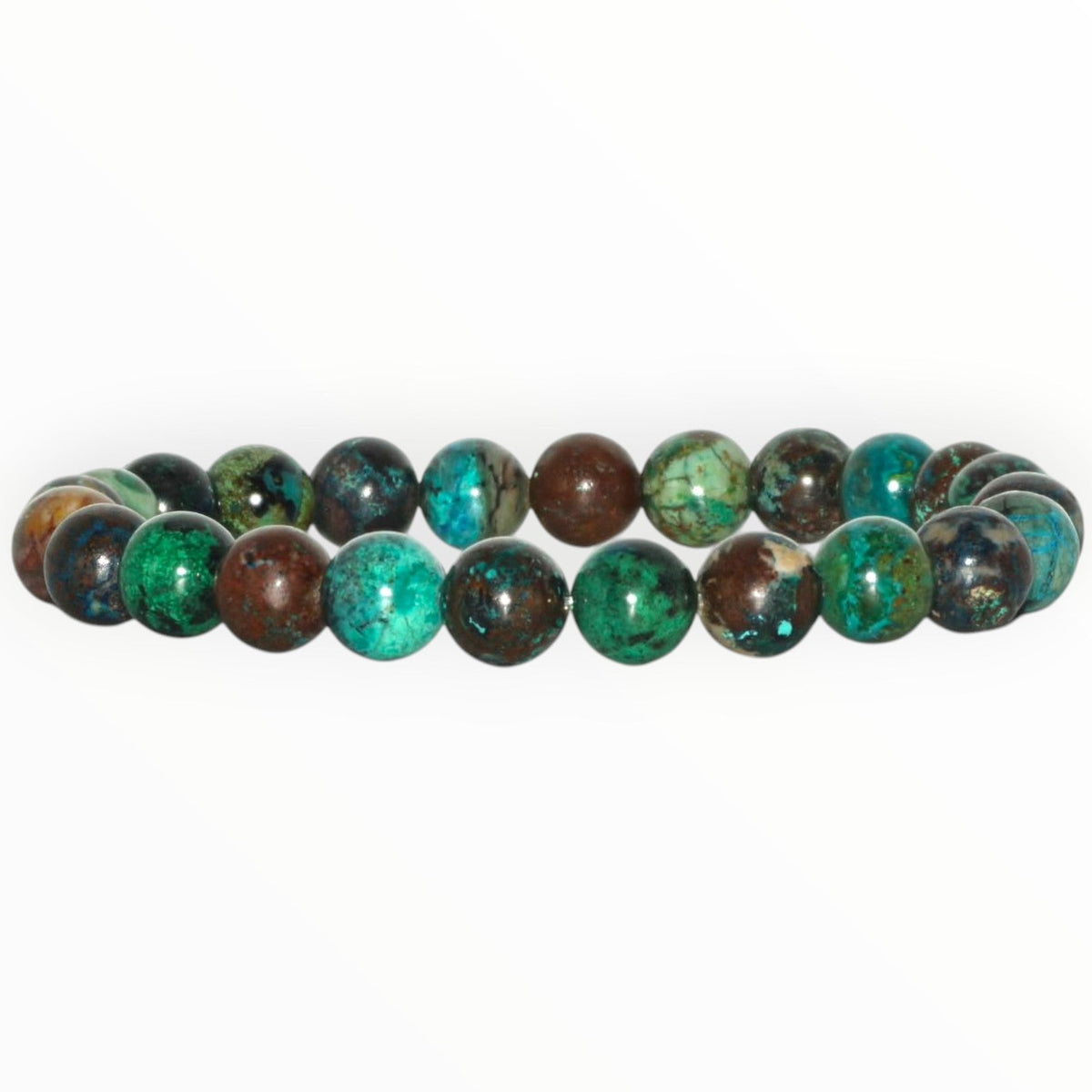 Copper Earth — Azurite-Malachite & Chrysocolla Bracelet