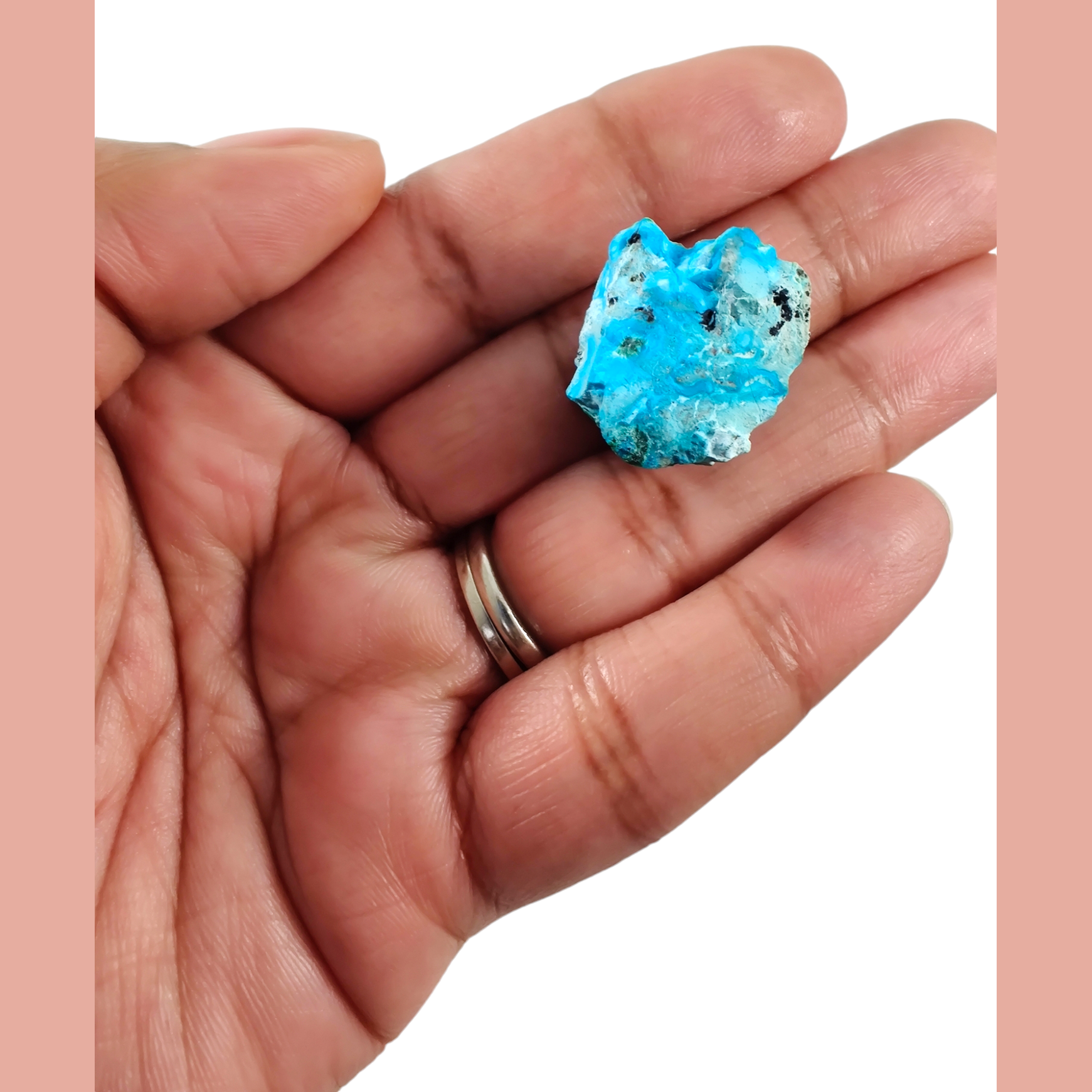 Congo chrysocolla specimen terrarium image 1