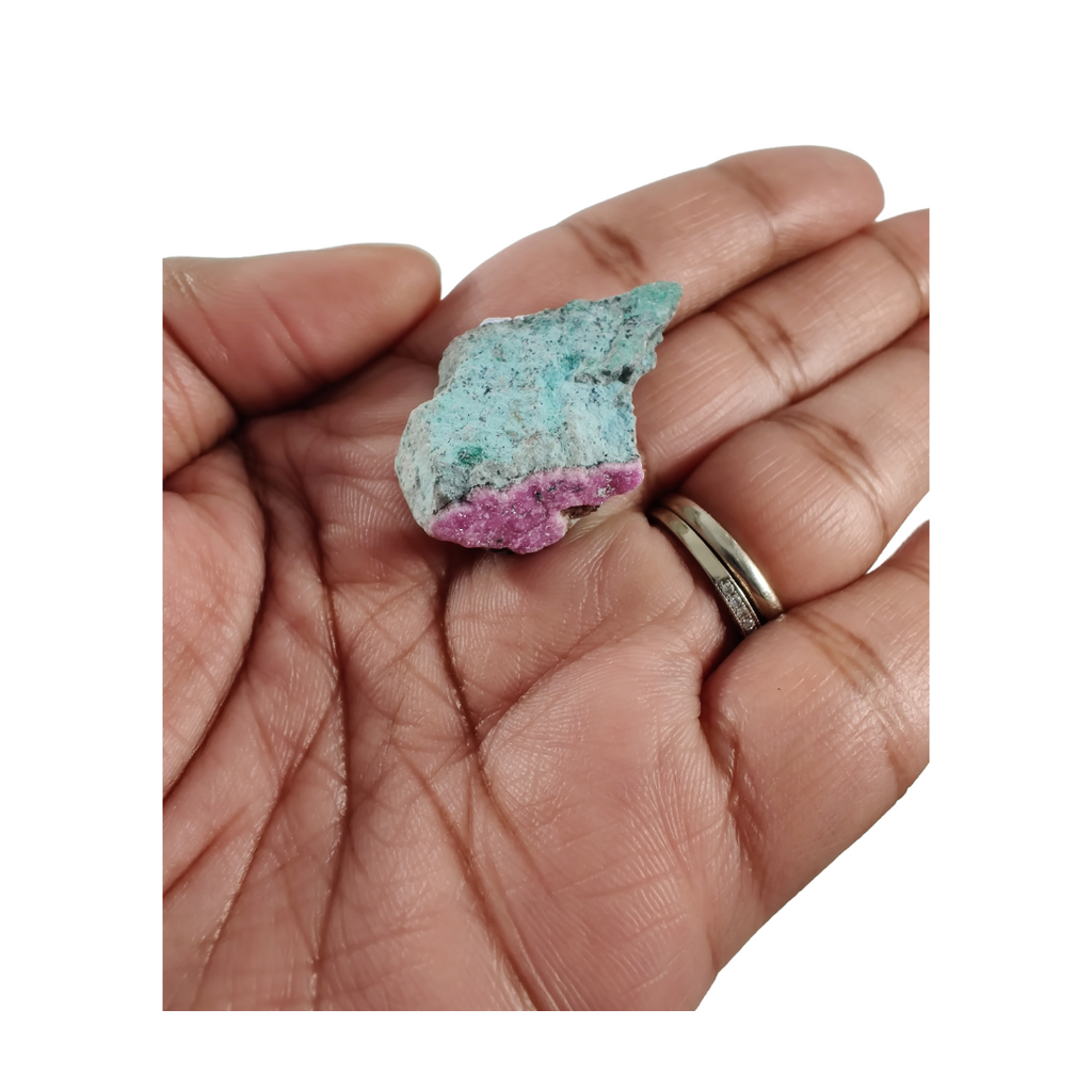 Cobaltoan calcite specimen terrarium