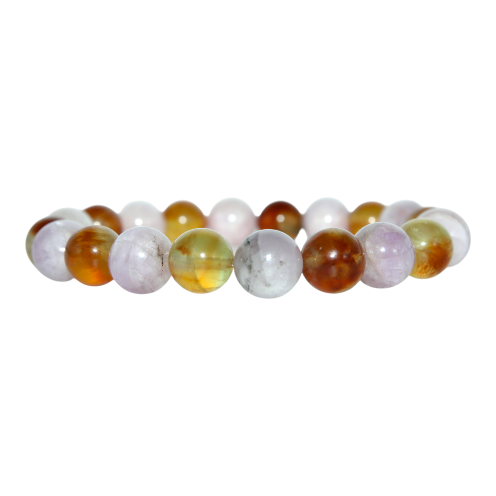 Honey Prehnite and Kunzite Energy Bracelet