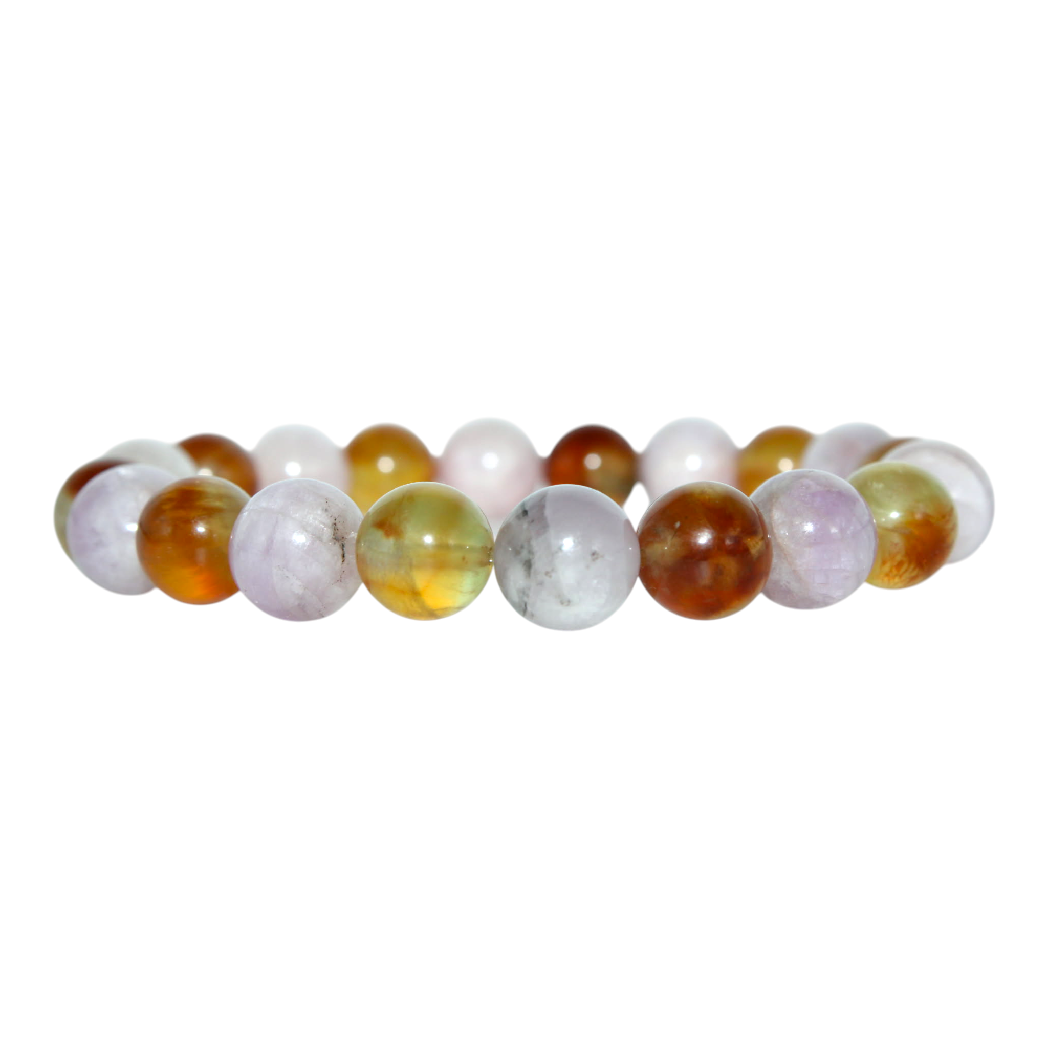Honey Prehnite and Kunzite Energy Bracelet