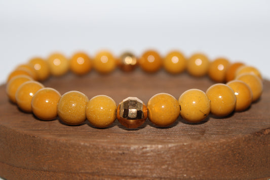 Yellow Mookaite Energy Bracelet