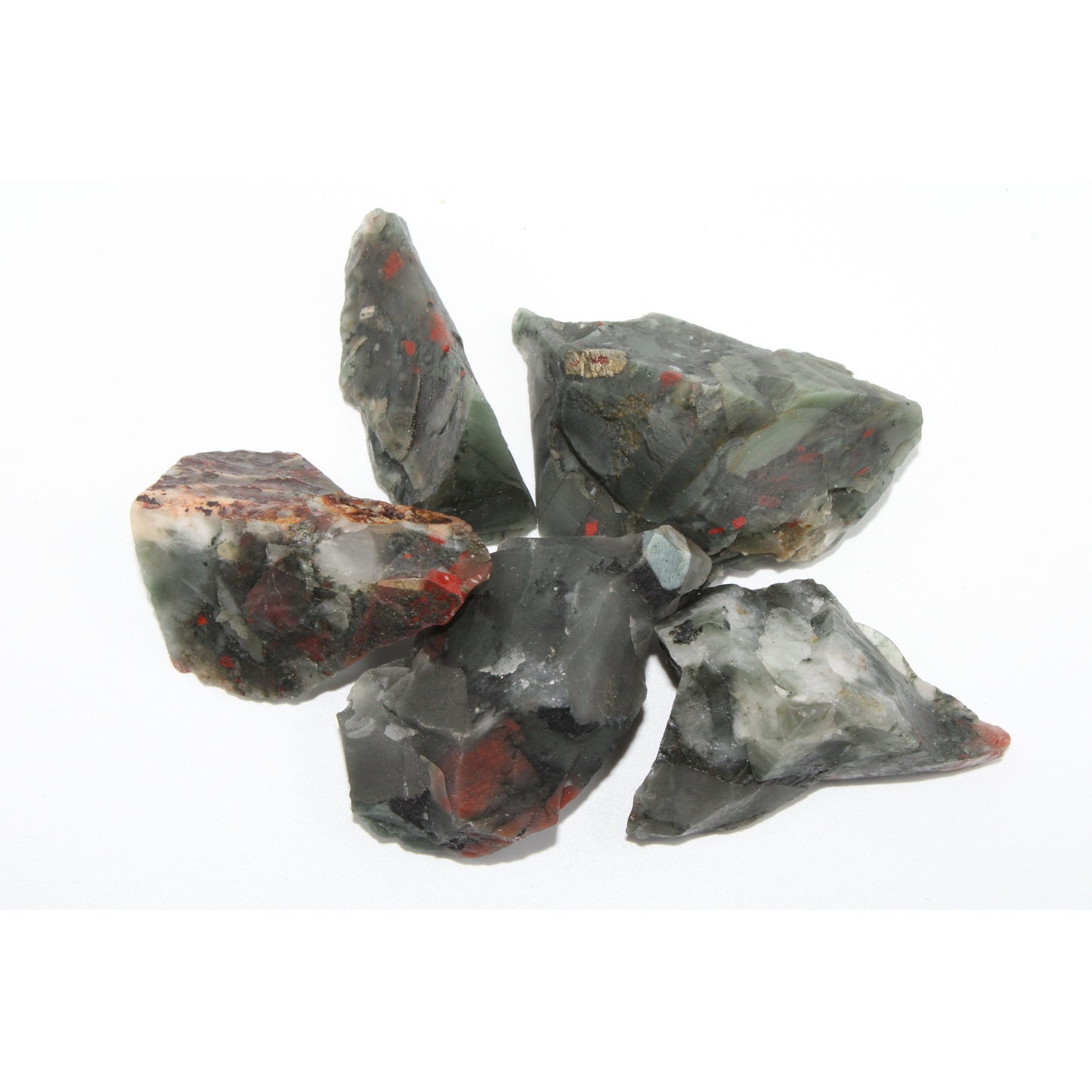 AA-grade Raw Bloodstone Nugget