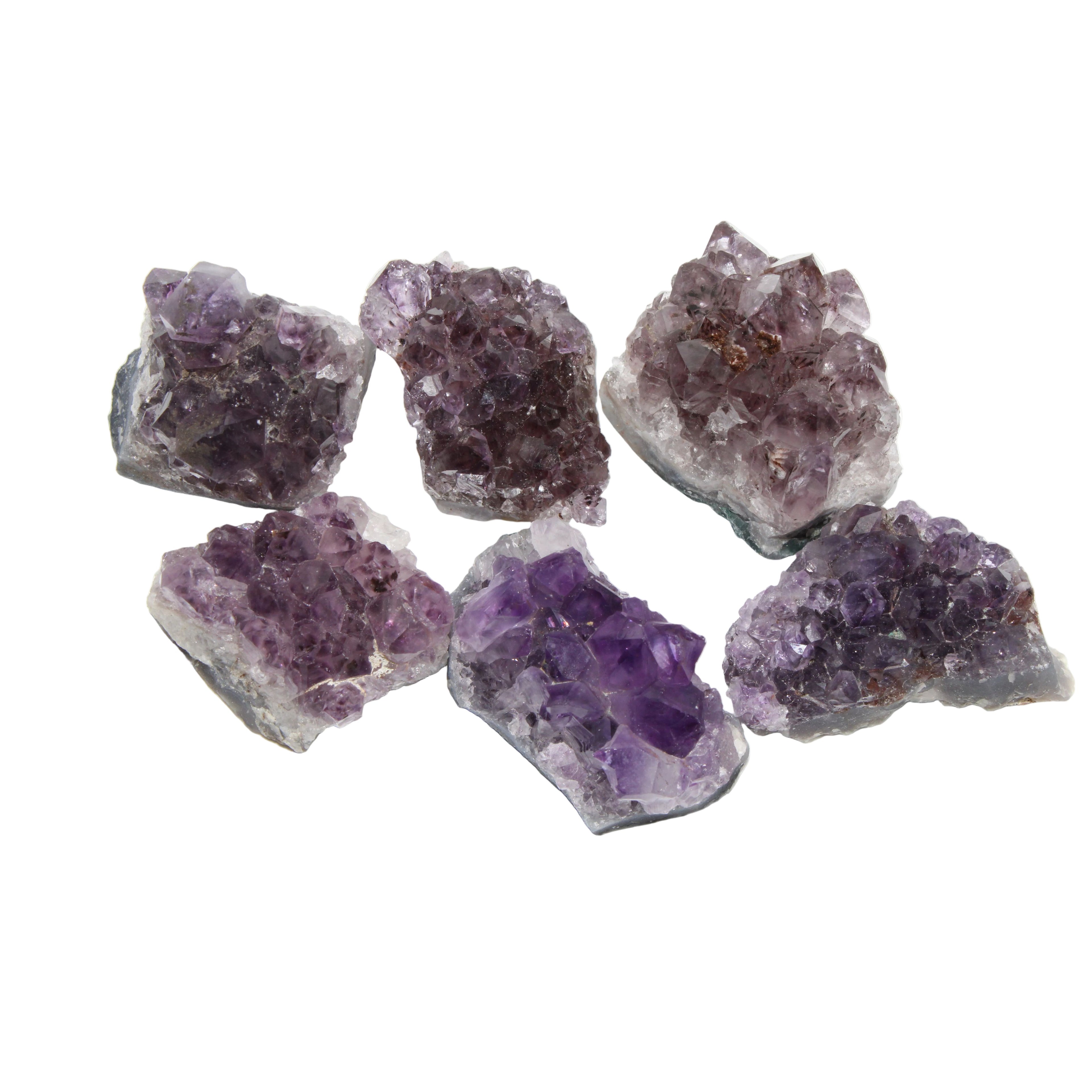 AA-grade raw amethyst cluster
