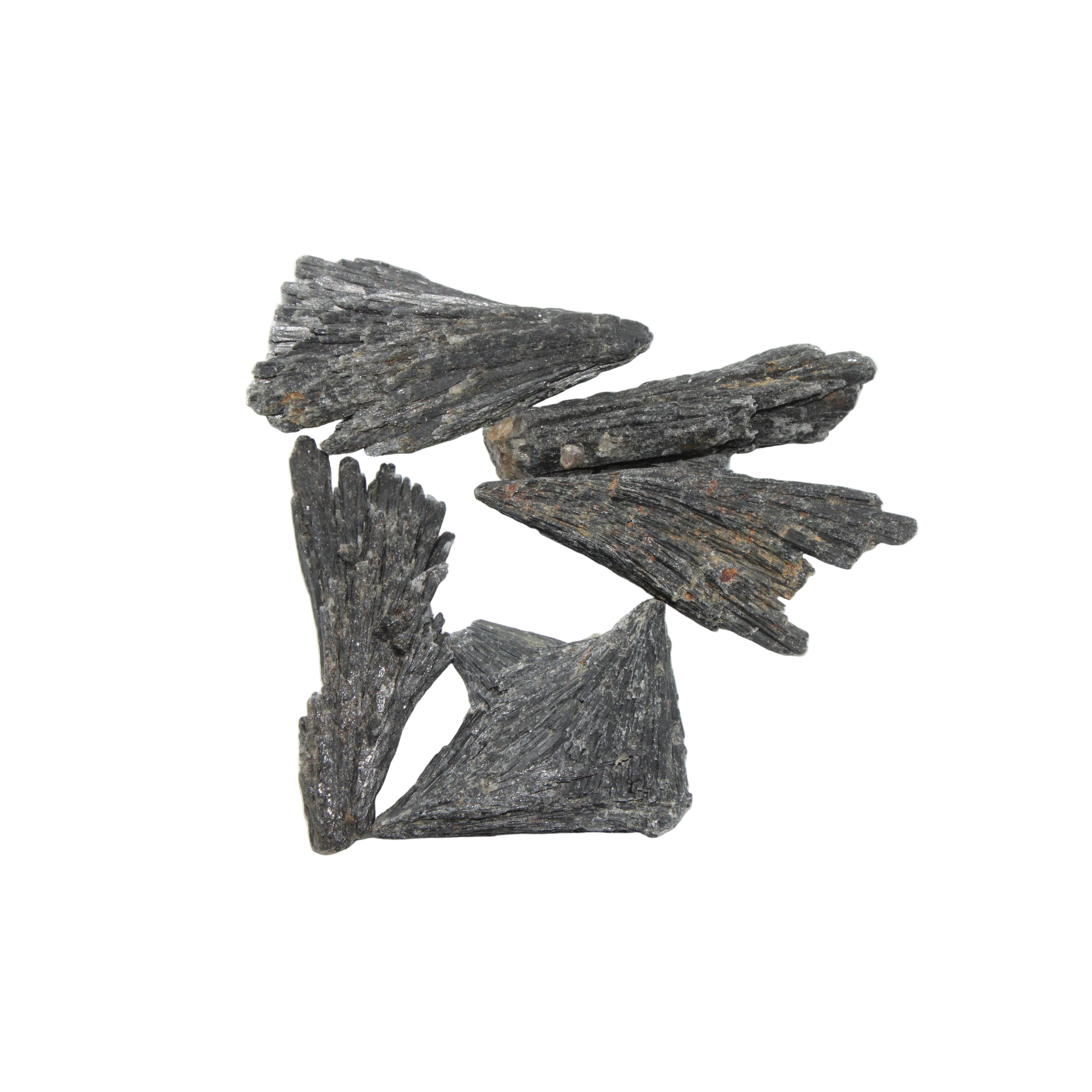 A-grade raw black kyanite blade