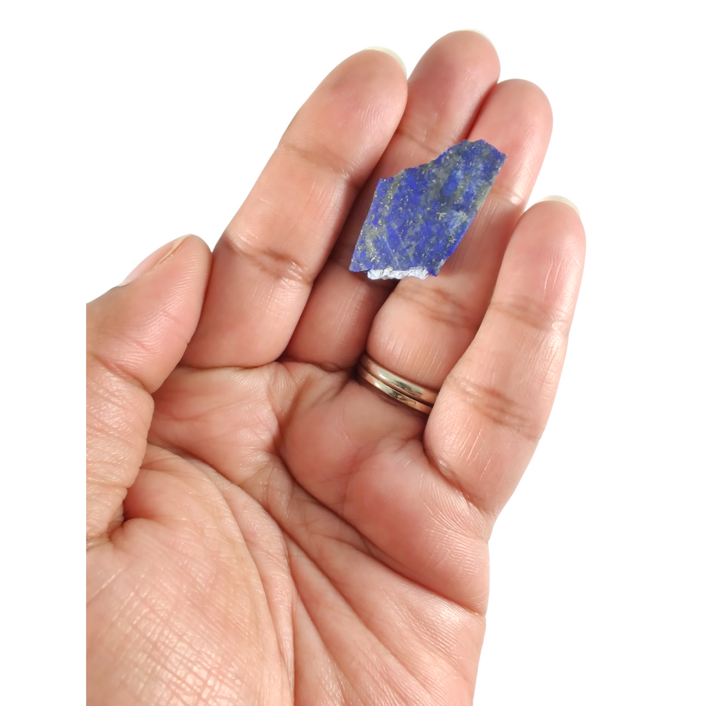 Lapis lazuli specimen terrarium image 1